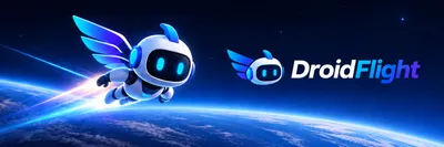 DroidFlight 吉祥物与品牌标识